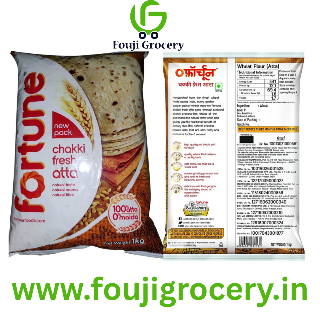 1kg Fortune Chakki Fresh Atta